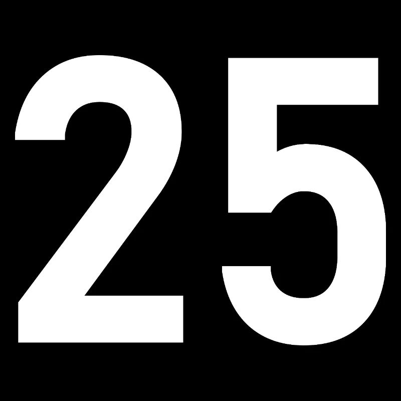 25. 25 ANS. 25e ANNIVERSAIRE. ANNIVERSAIRE 25 ANS.