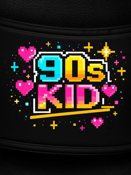 90s Pixelkid Neon Retro