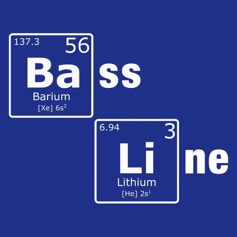 Bass Line PSE Periodic Table Elements Nerd