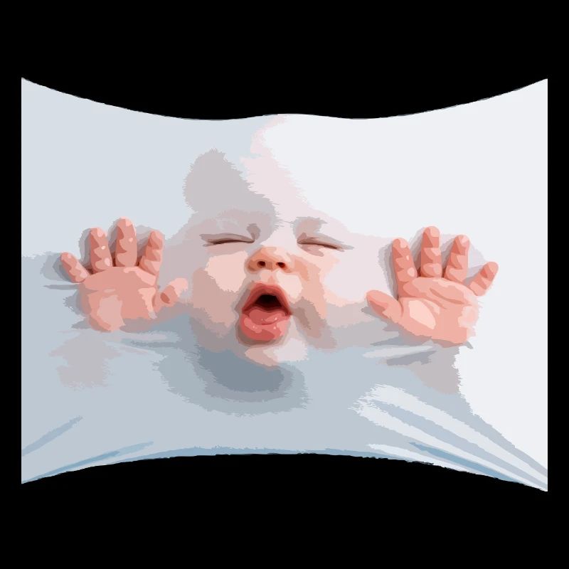 Bébé luxueux en tissu blanc