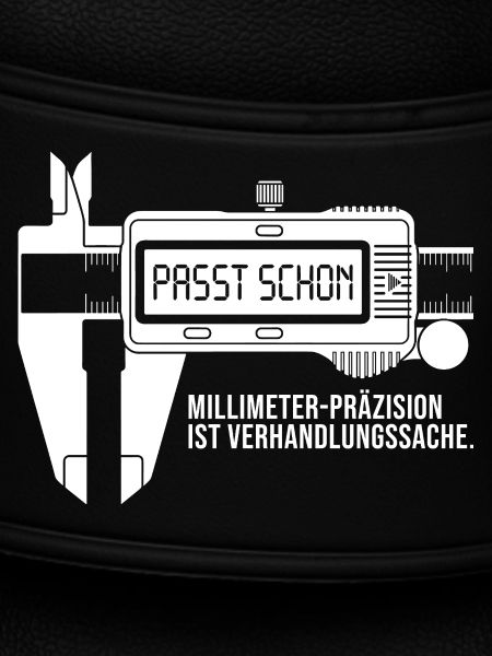 Handwerker Messschieber Millimeter Präzision