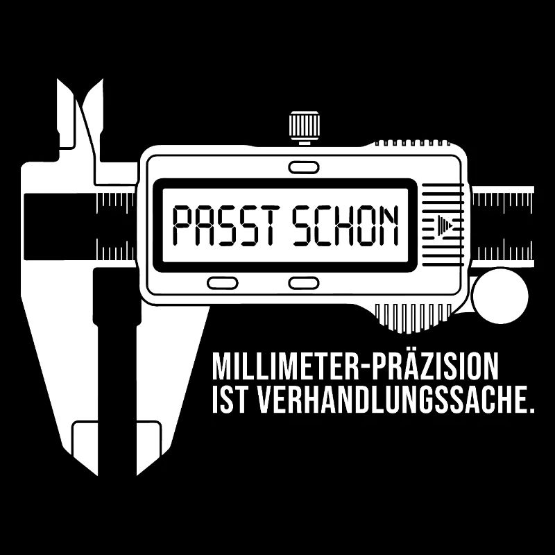 Handwerker Messschieber Millimeter Präzision