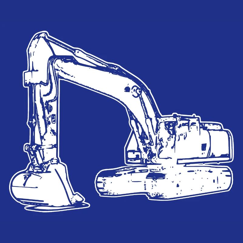 Bagger Baggerfahrer Baustelle