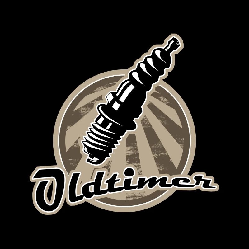 Vintage spark plug retro