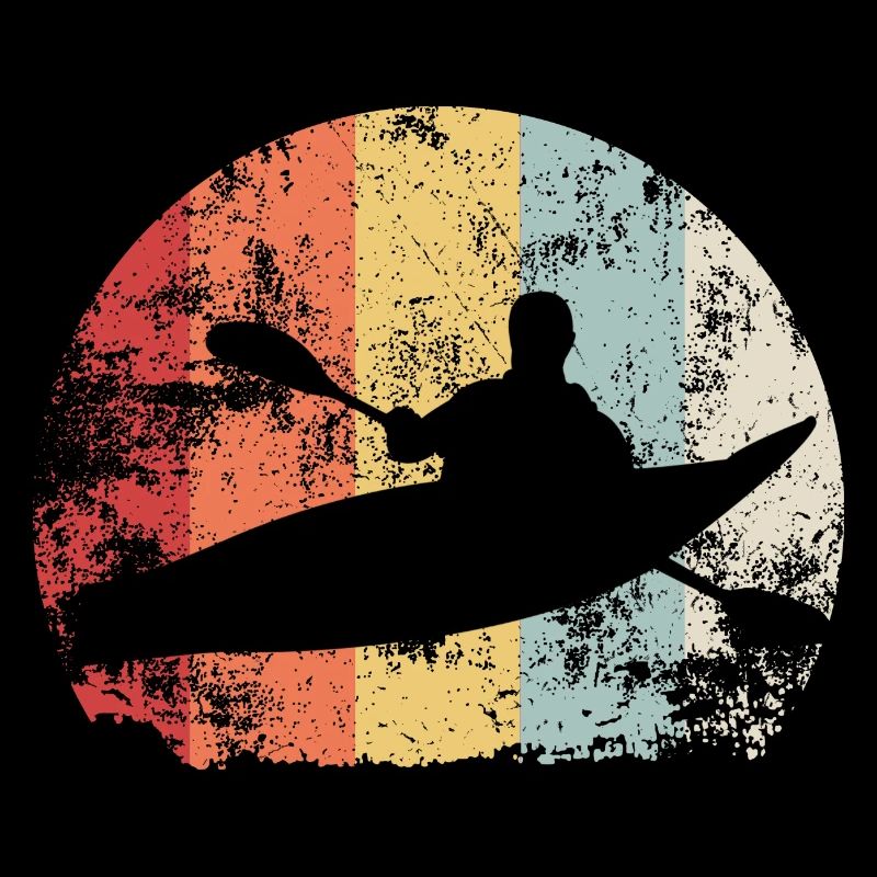 Kayaking Retro