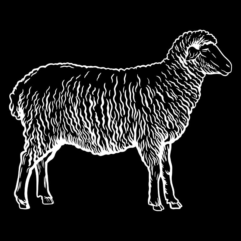 Sheep vintage retro for farmer farmer shepherd