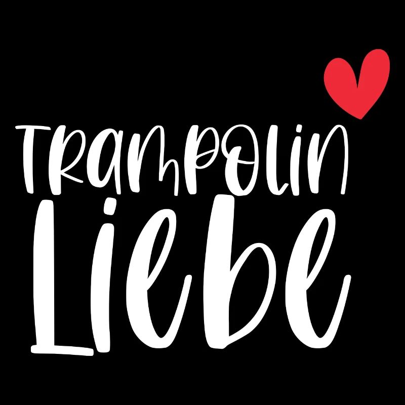 Trampolin Liebe Springen Hobby Geschenk