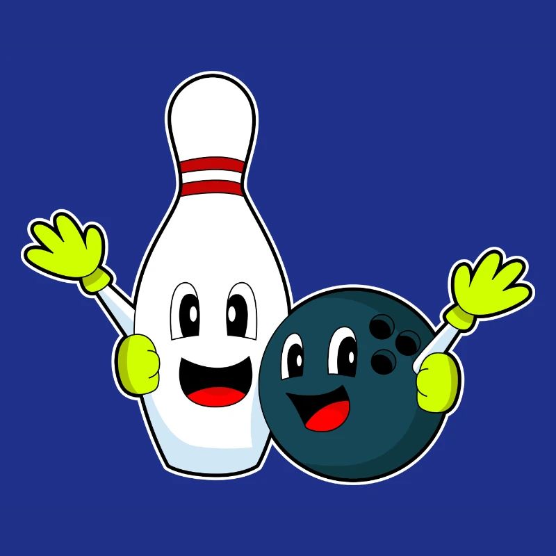 Quille à boule de bowling