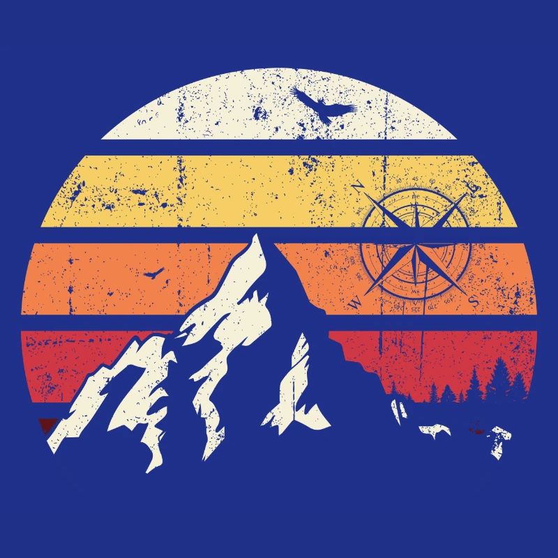 Alpine Sunset Compass