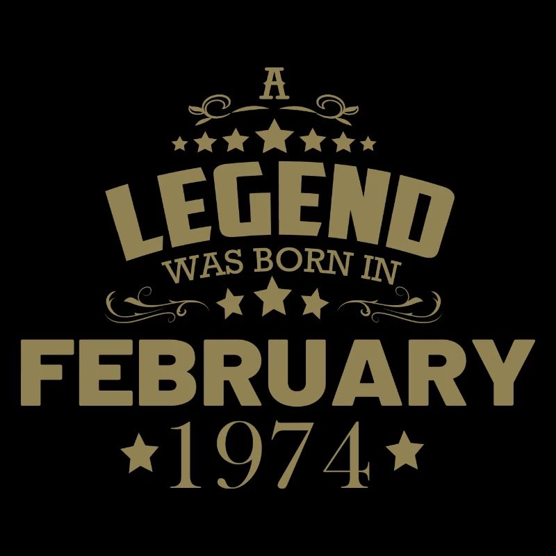 Février 1974 Anniversaire Vintage