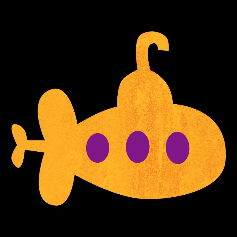 U-Boot Kinder Kinderzimmer unter Wasser Meer Ozean