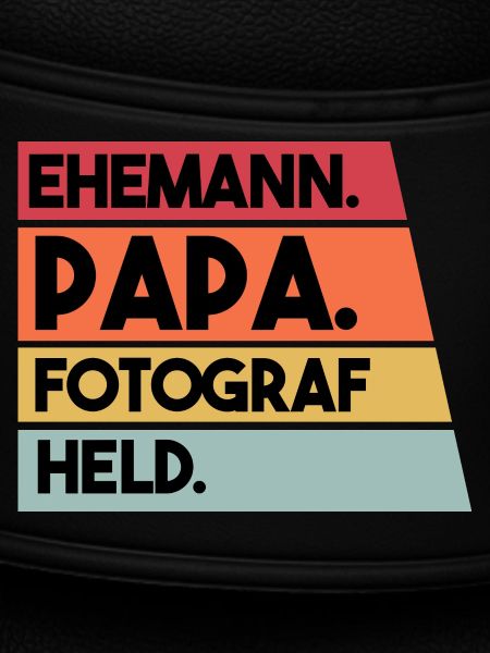 Ehemann Papa Fotograf Held