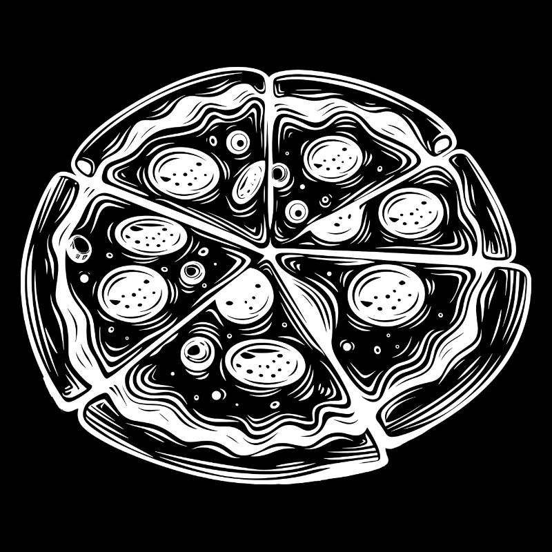 Dessin de pizza