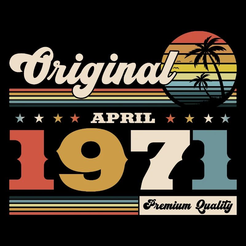 55e anniversaire Original April Né en 1971