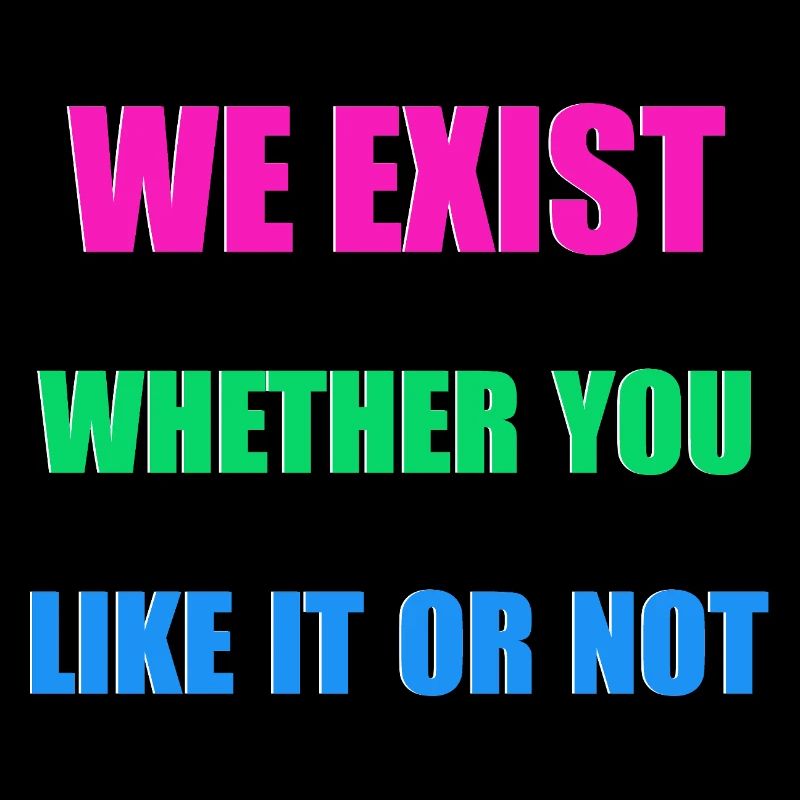 We Exist - Drapeau polysexuel