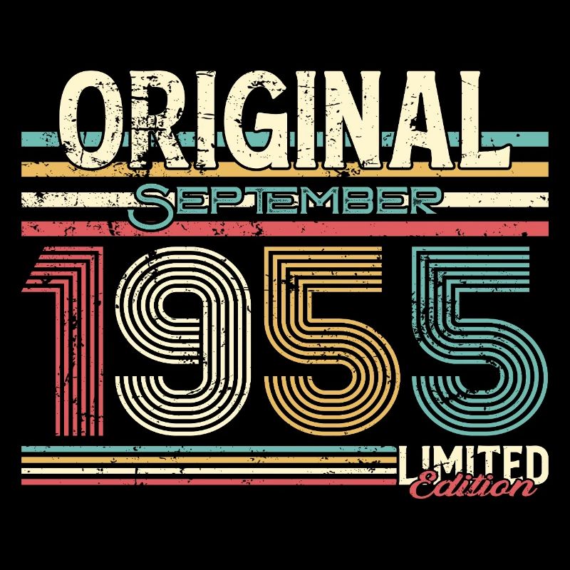 Originelles September 1955 Retro Design
