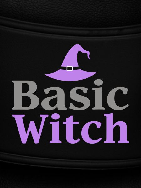 Basic Witch Halloween Spruch Zitat