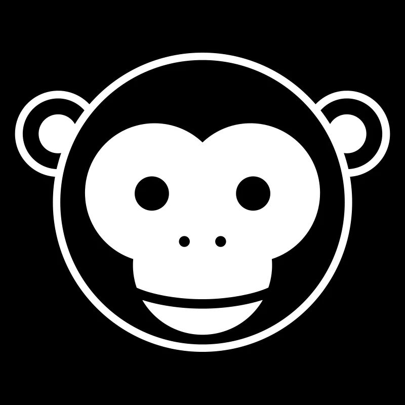 Monkey Head – Cute Monkey Face Cartoon