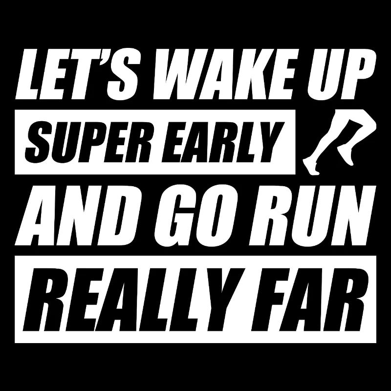 Let's wake funny running jogging runner