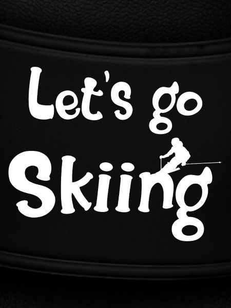 Bold ski lover