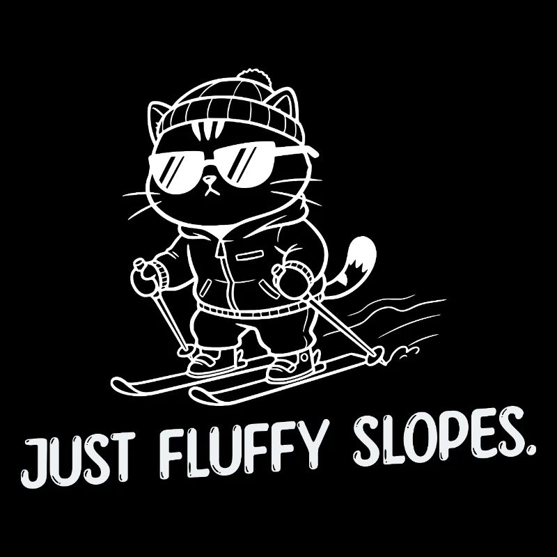 Just Fluffy Slopes - Ski Humor