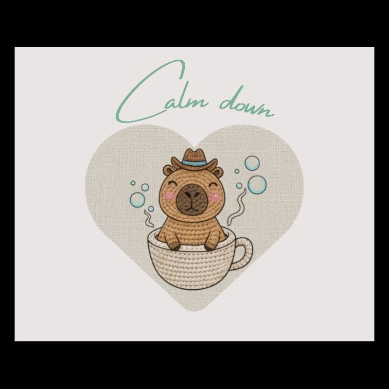 Frissons de hamster dans une tasse de thé