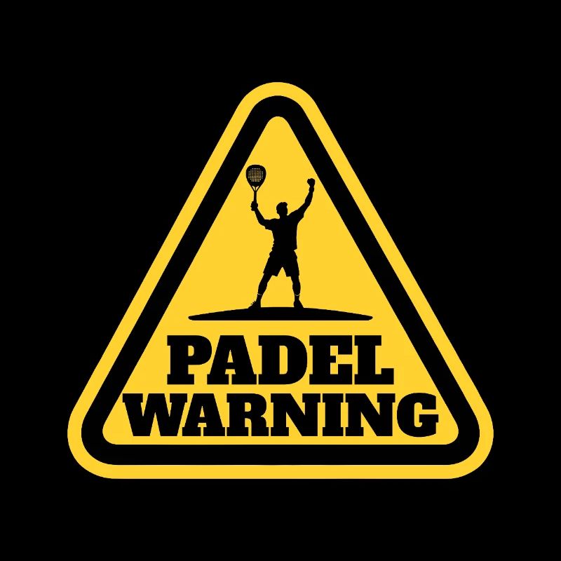 Panneau d’avertissement de padel Sportif