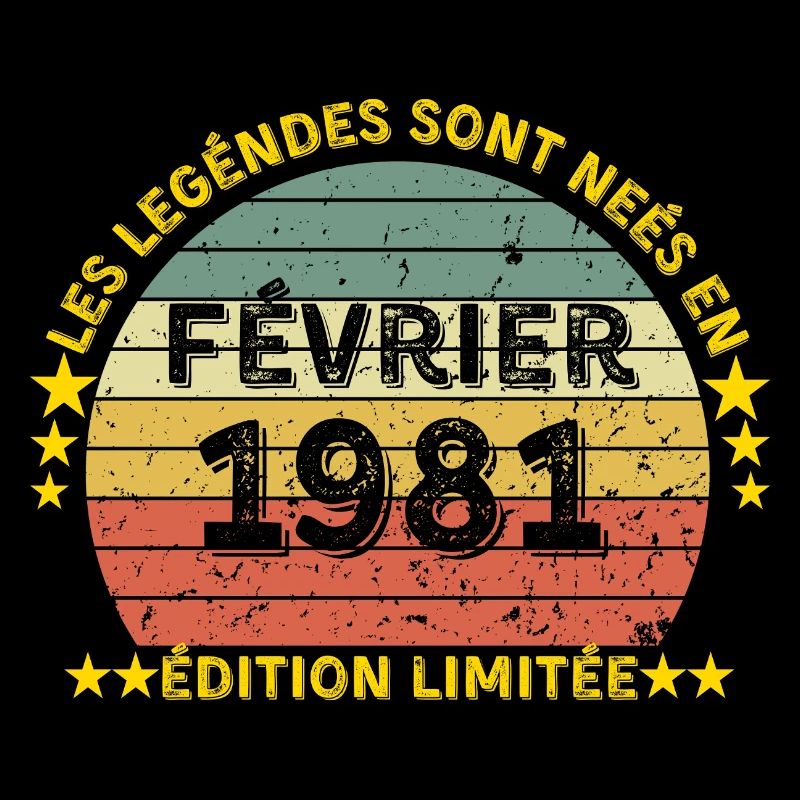 Les Légendes nées février 1981 édition limitée