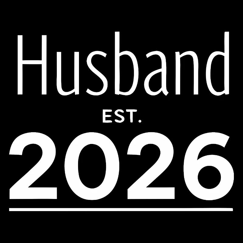 Husband 2026 Wedding Groom