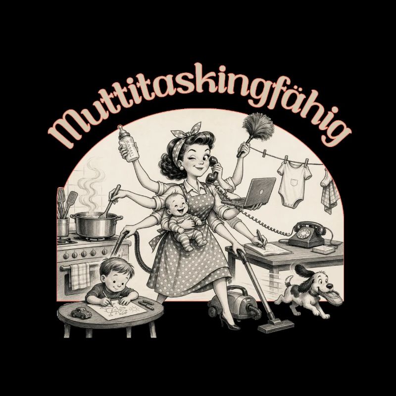 Multitasking? Nein. Muttitasking - Chaos? Läuft!