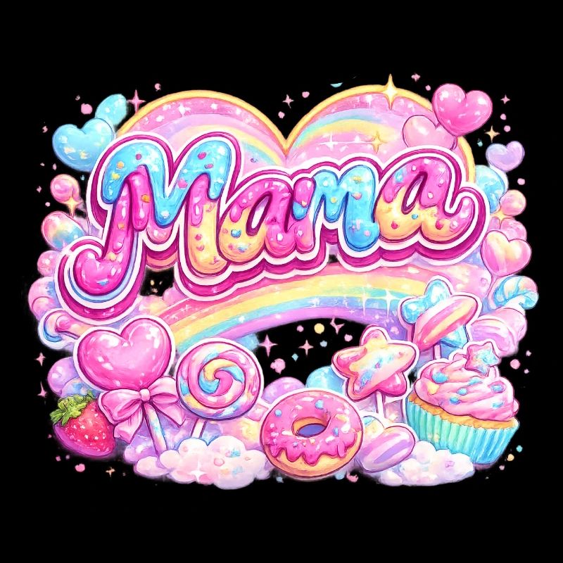 Mama Candy und Regenbogen | Mama-Geschenk