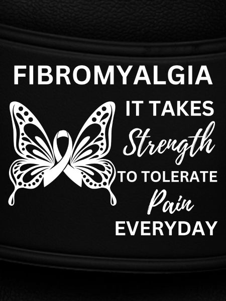 Fibromyalgie Kraft-Krieger-Bewusstseinsgeschenk