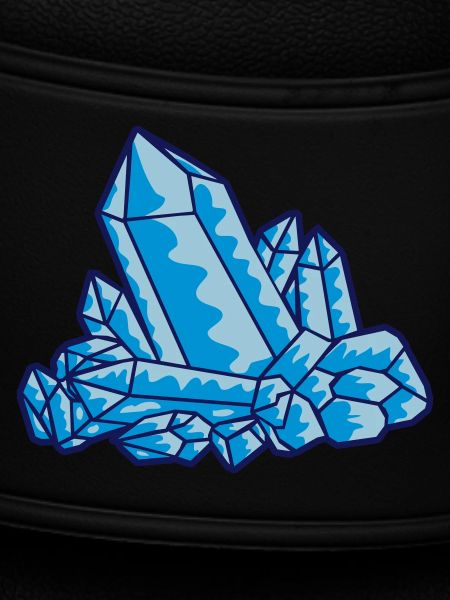 Crystal gemstone blue