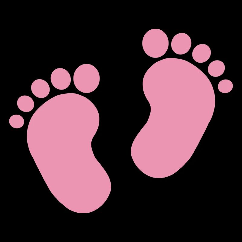 Bébé coeur bébé bébé pieds bébé doux cygne