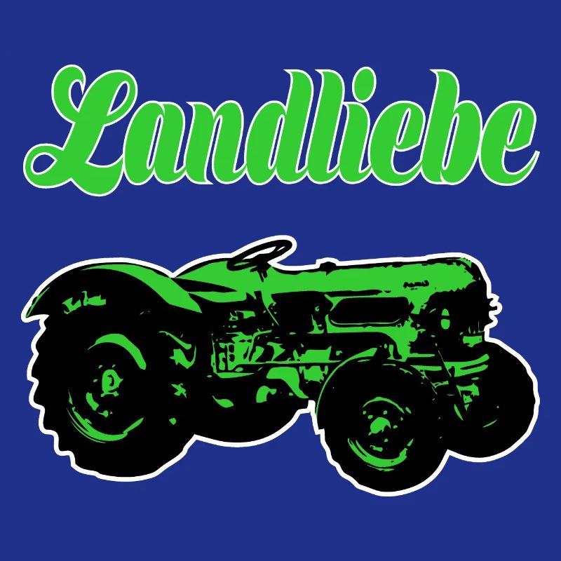 Landliebe Traktor Grasgrün