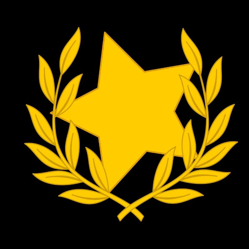 Lorbeerkranz Stern Star Sternchen Glückwunsch