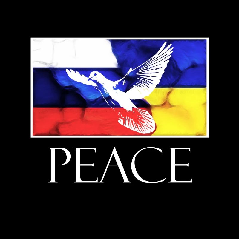 PAIX Russie Ukraine Colombe de la Paix blanc