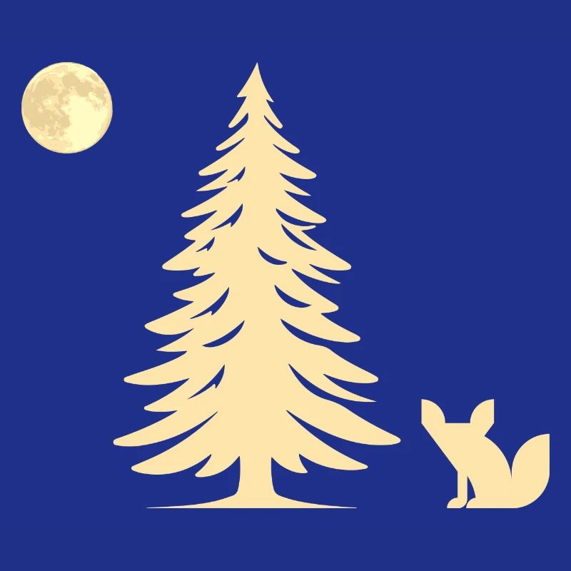 Renard dans la forêt - idée cadeau
