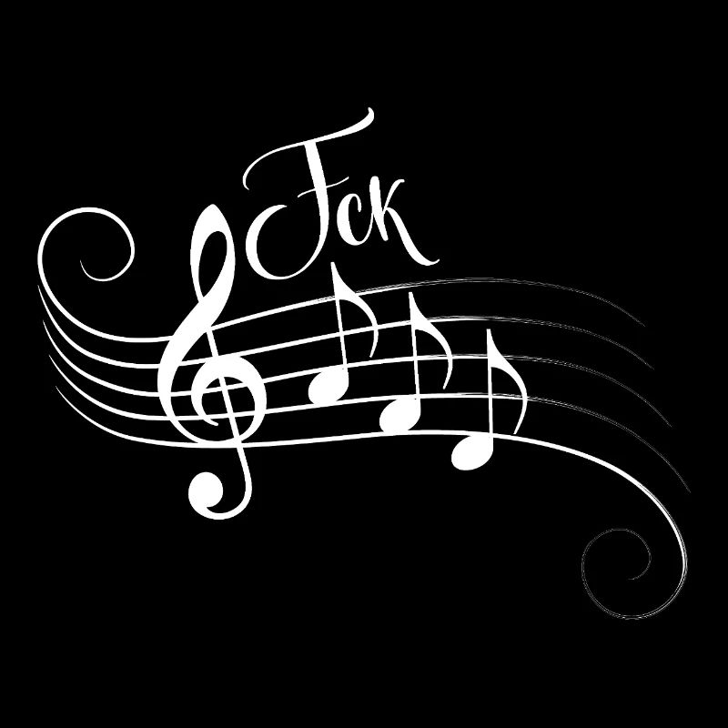 Fck AFD Noten Musik gegen Rechts Zeichen setzen