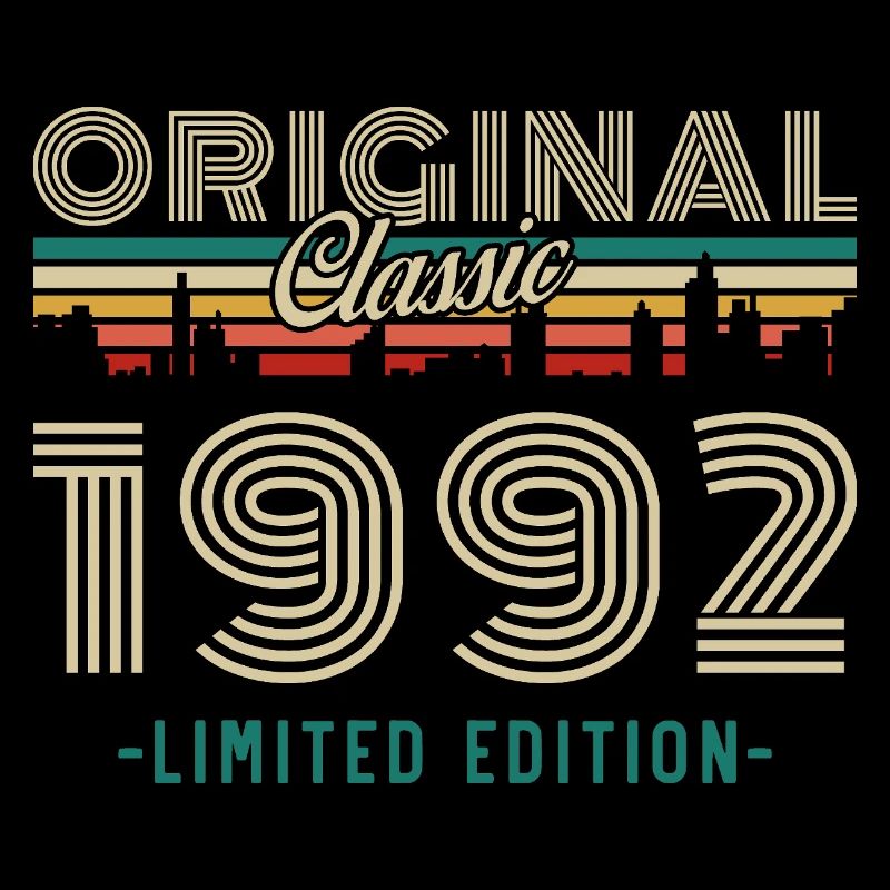 Original 1992 Vintage Retro Geburtstagsgeschenk