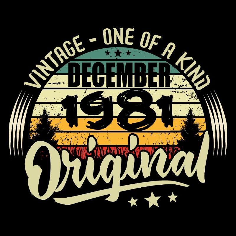 Décembre 1981 - Vintage Authentique December 1981 