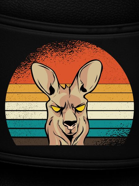 Kangaroo Retro Sunset