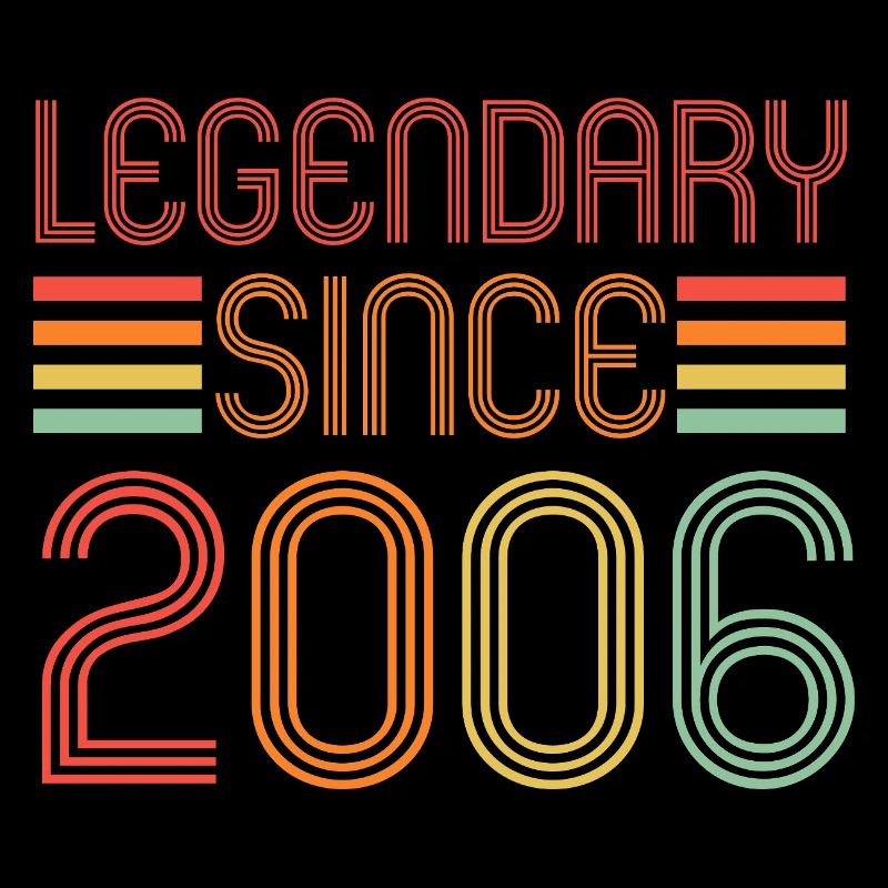 Legendary since 2006, Retro, Geburtstag