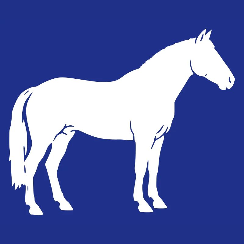 Horse Silhouette Standing Riding Vector