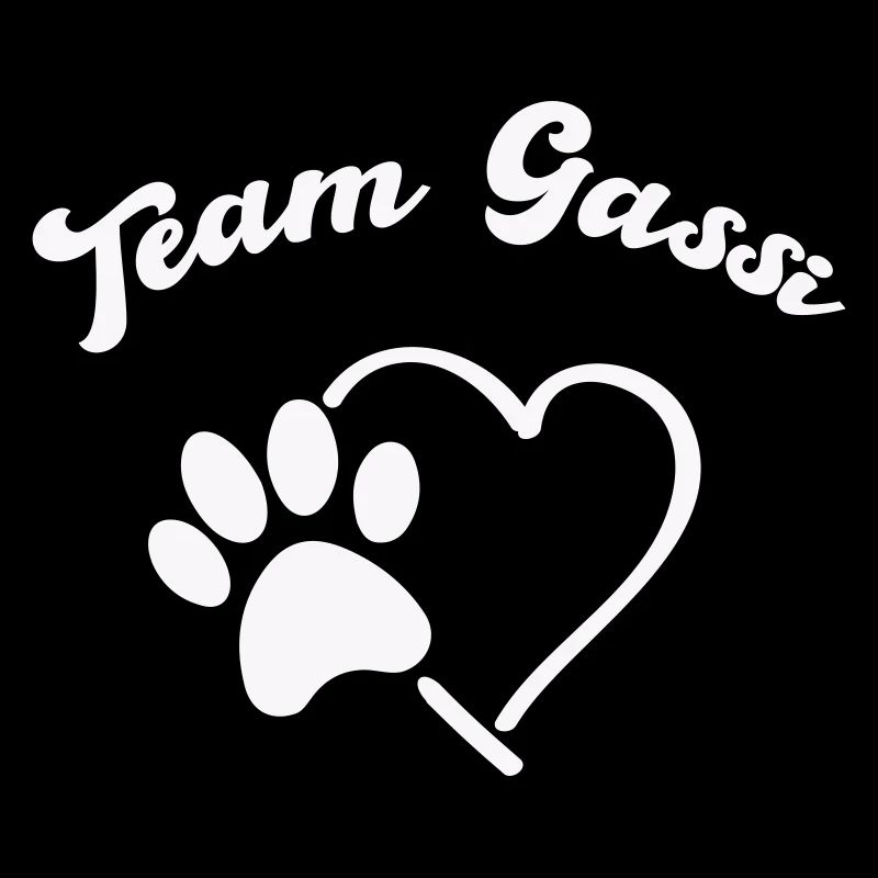 Team Dog Walk Heart Paw Logo