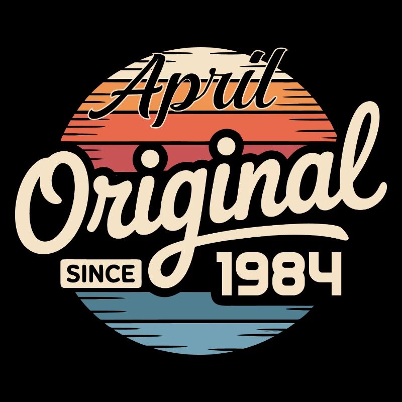 Né en avril 1984 - 42e anniversaire avril 1984