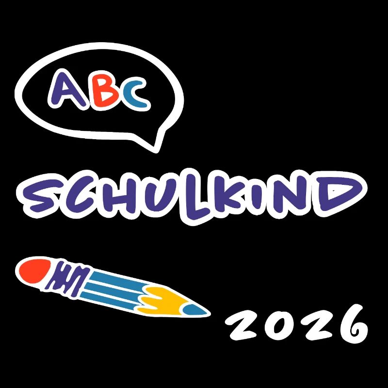 Schulkind 2026 ABC Einschulung Stift