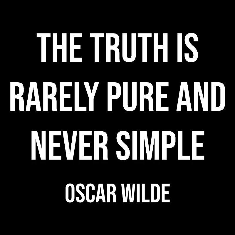 Citation d’Oscar Wilde sur la vérité