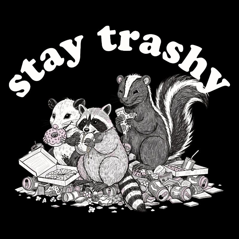 Reste Raton laveur Opossum Skunk