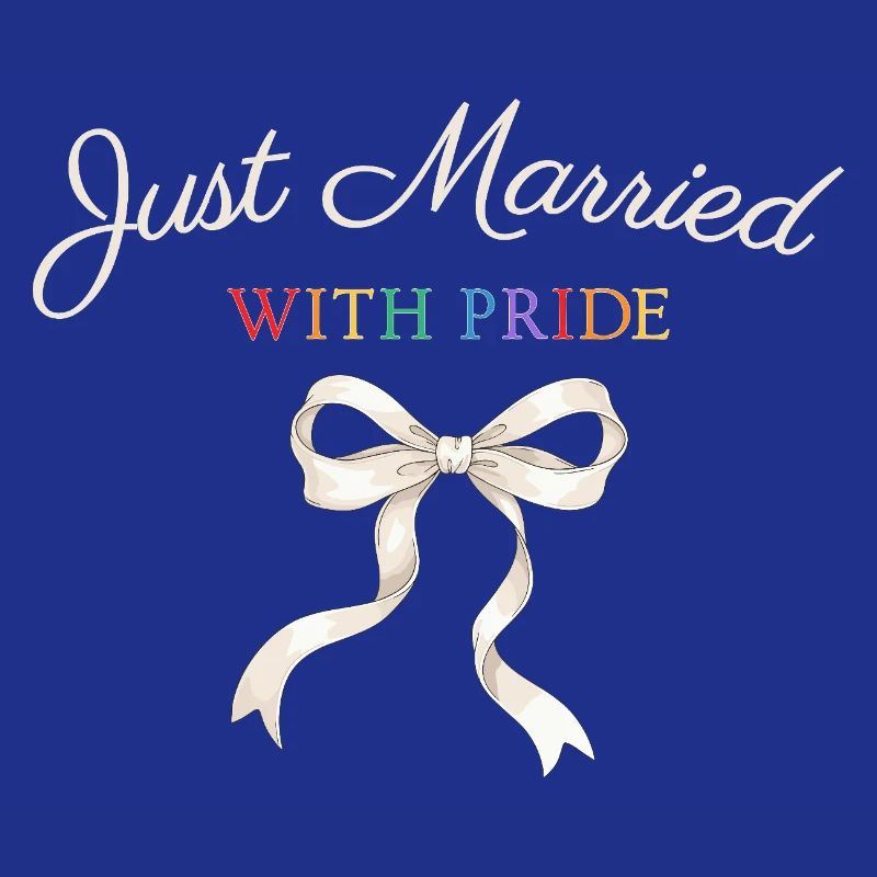 Just Married Pride Schleife